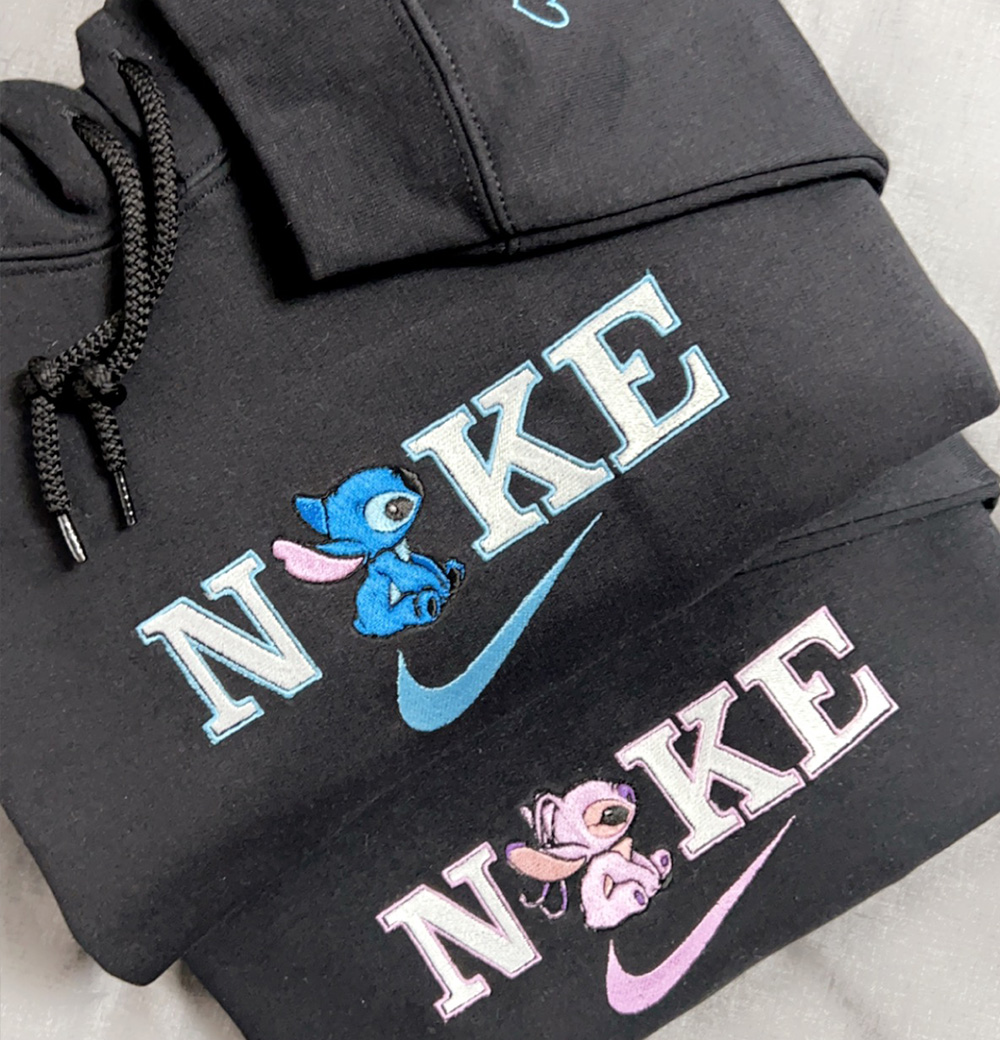 Stitch And Angel Hoodie Sweatshirt - Image 4