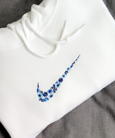 Nike Floral Tick Hoodie Sweatshirt