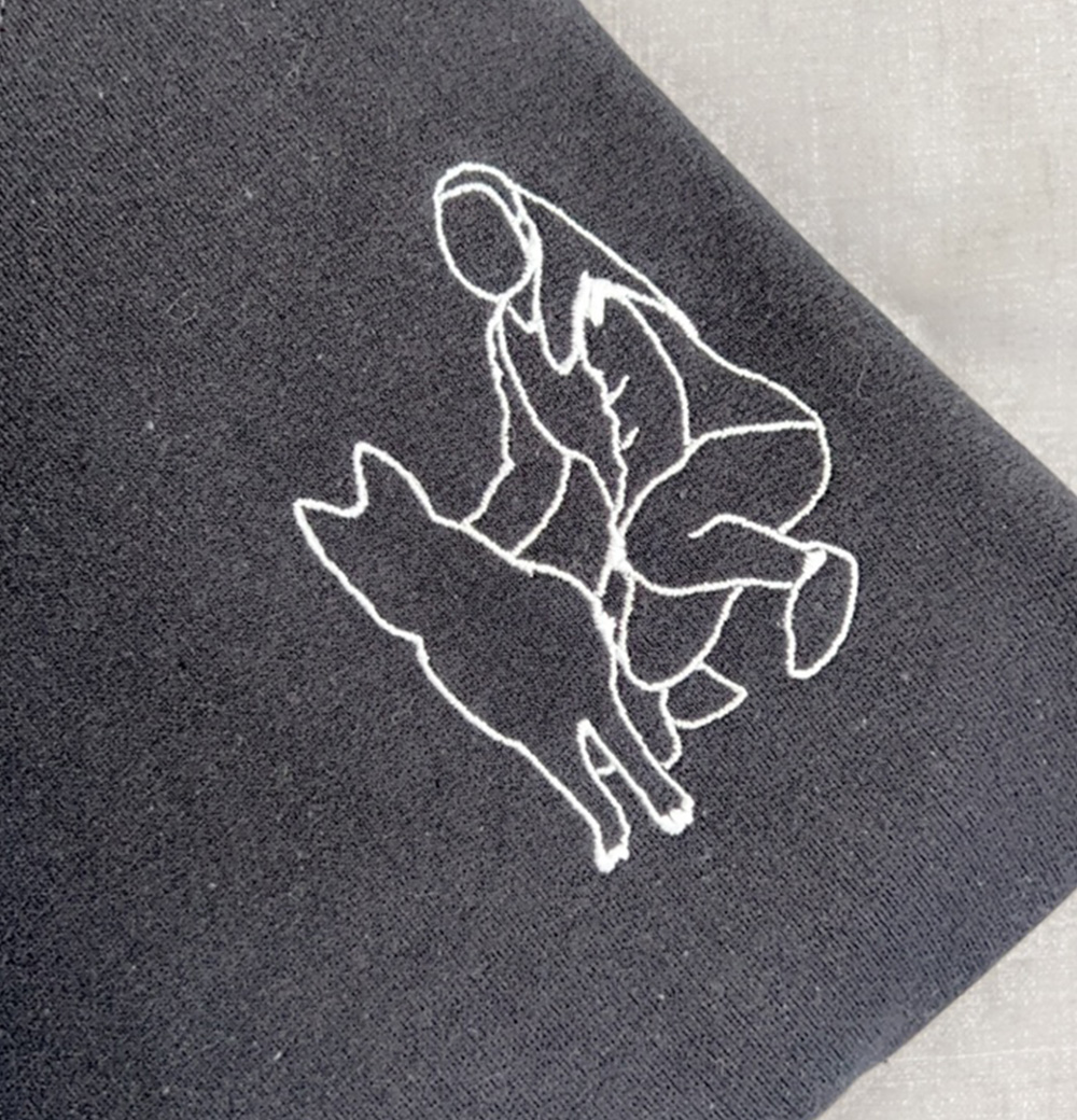 Photo embroidery hoodie sweatshirt - Image 7
