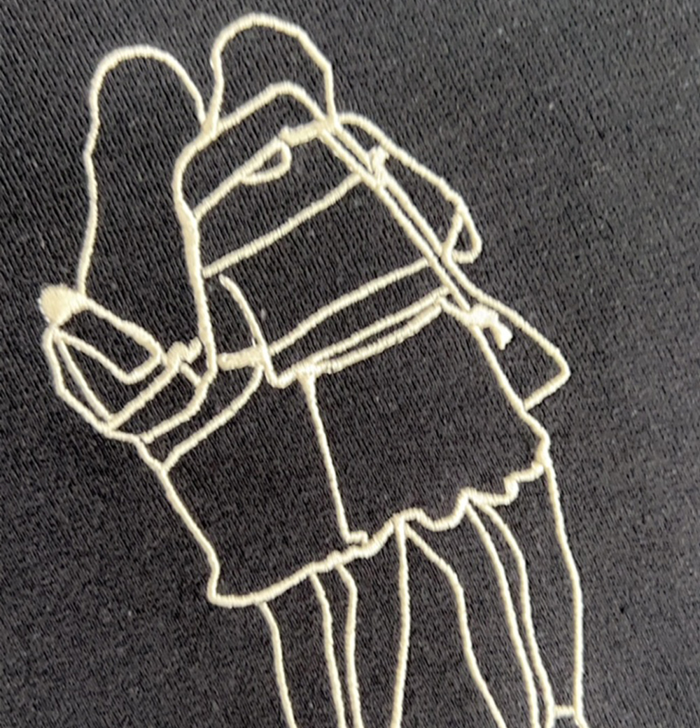 Photo embroidery hoodie sweatshirt - Image 10