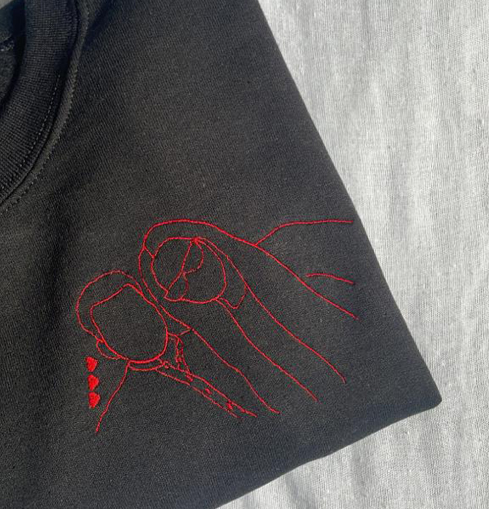 Photo embroidery hoodie sweatshirt - Image 12
