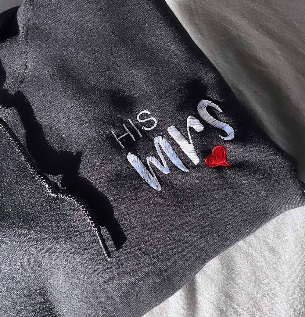 Mr and Mrs Couple Hoodie - Image 3